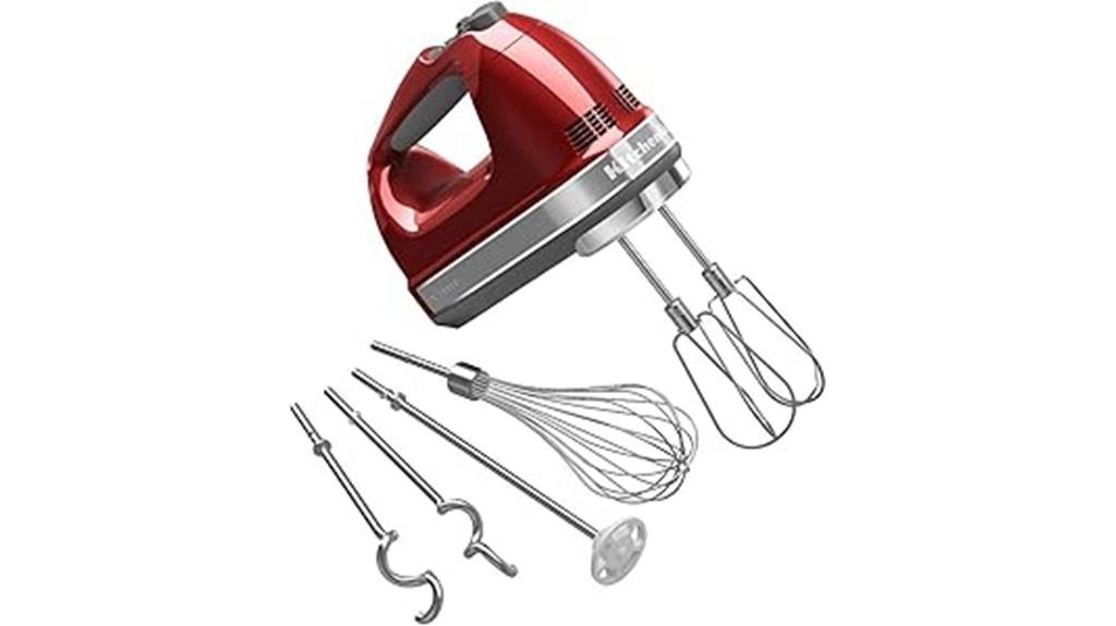 versatile 9 speed hand mixer