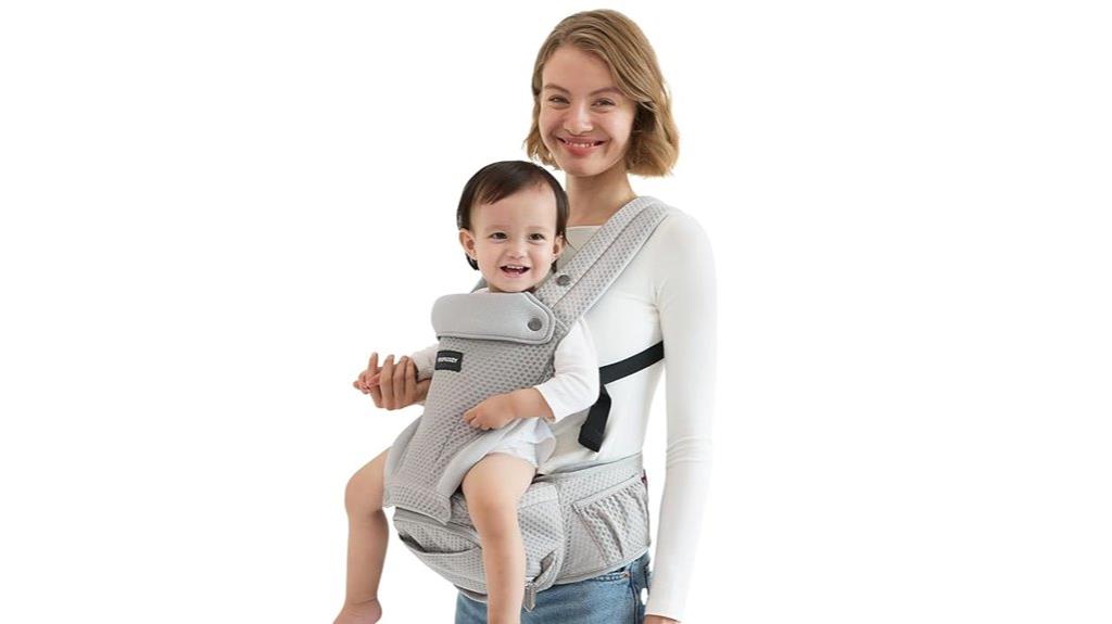versatile baby carrier hip seat