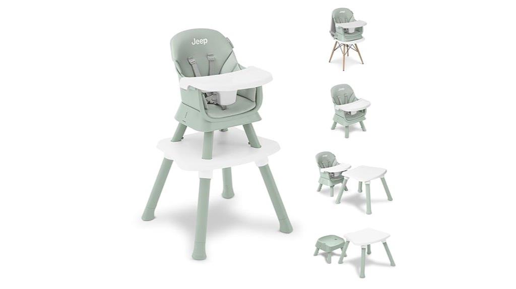 versatile jeep high chair