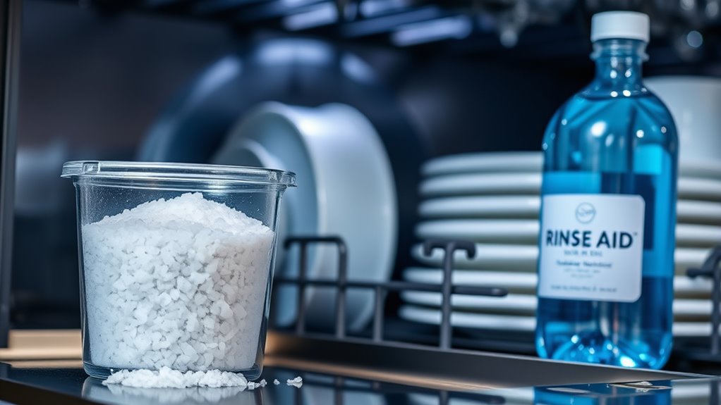 water softening and drying enhancement