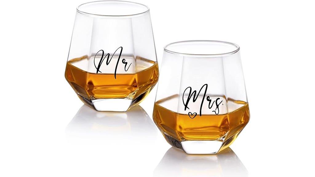 wedding gift for wine glasses