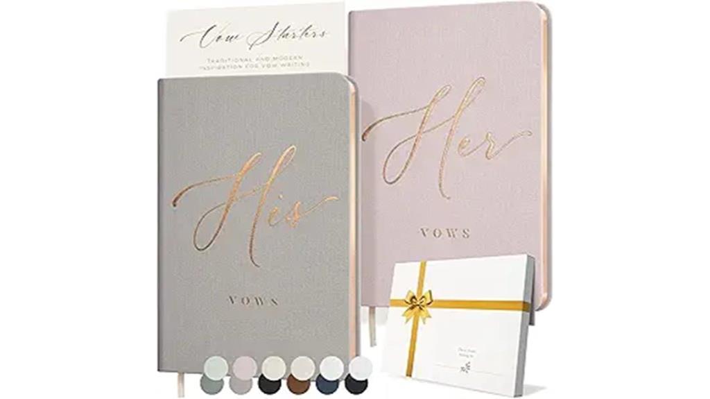 wedding vow booklets design