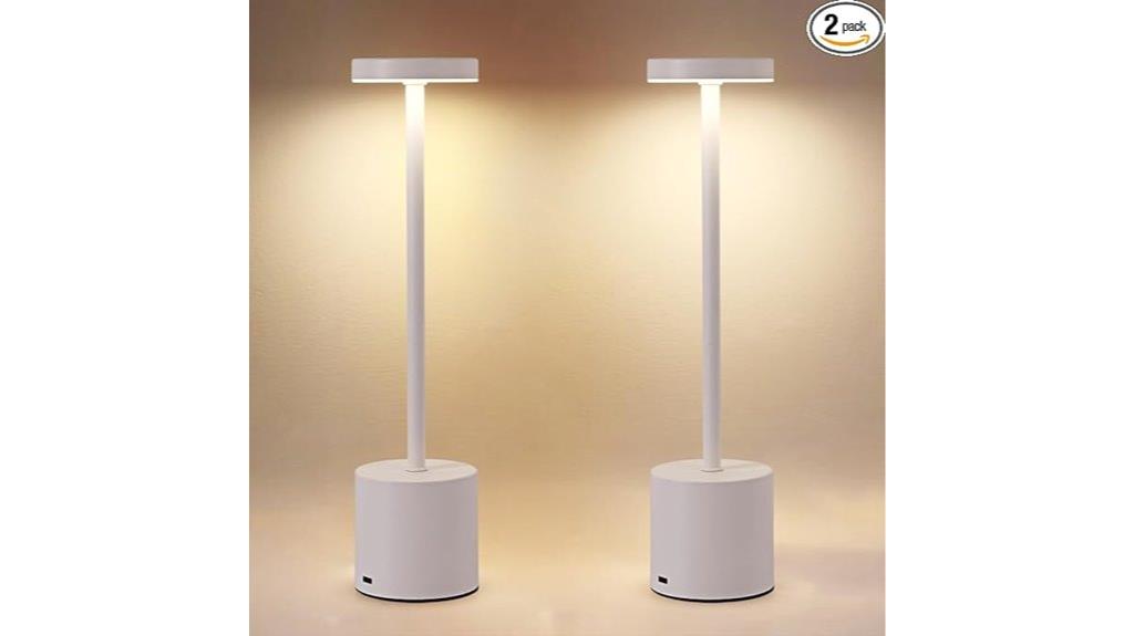 wireless rechargeable lamp set