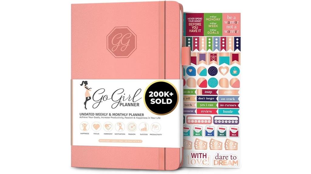 women s weekly planner goals