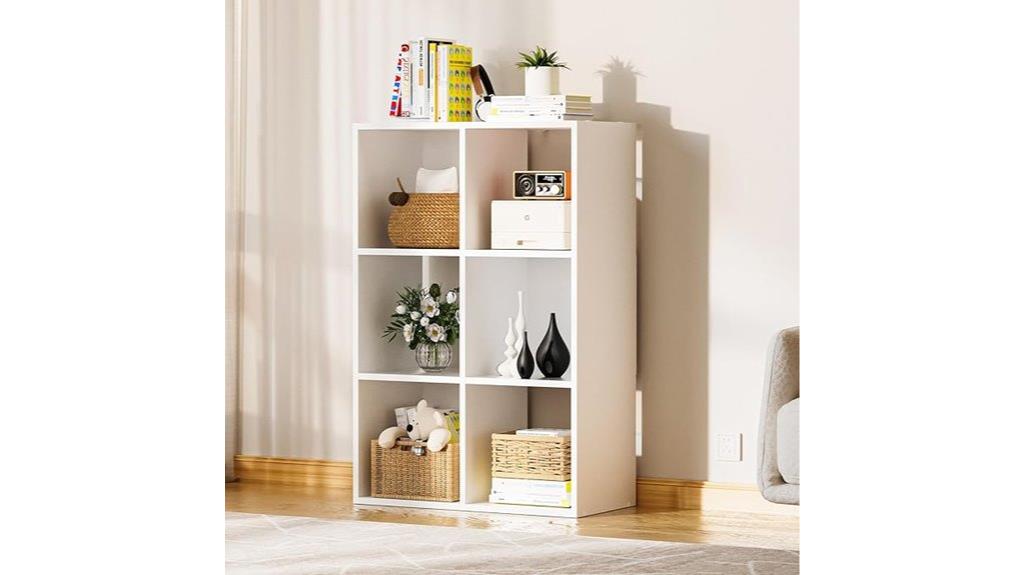 wood cube storage organizer