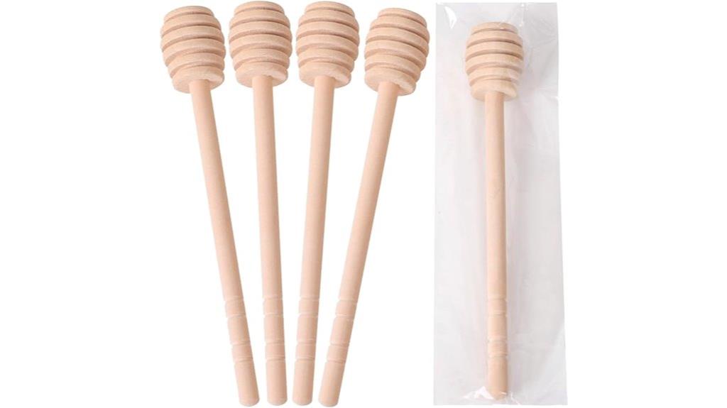wooden honey dipper sticks
