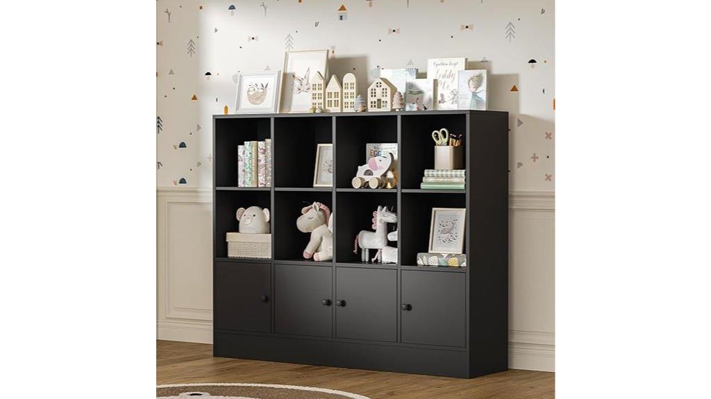 wooden three tier cube organizer