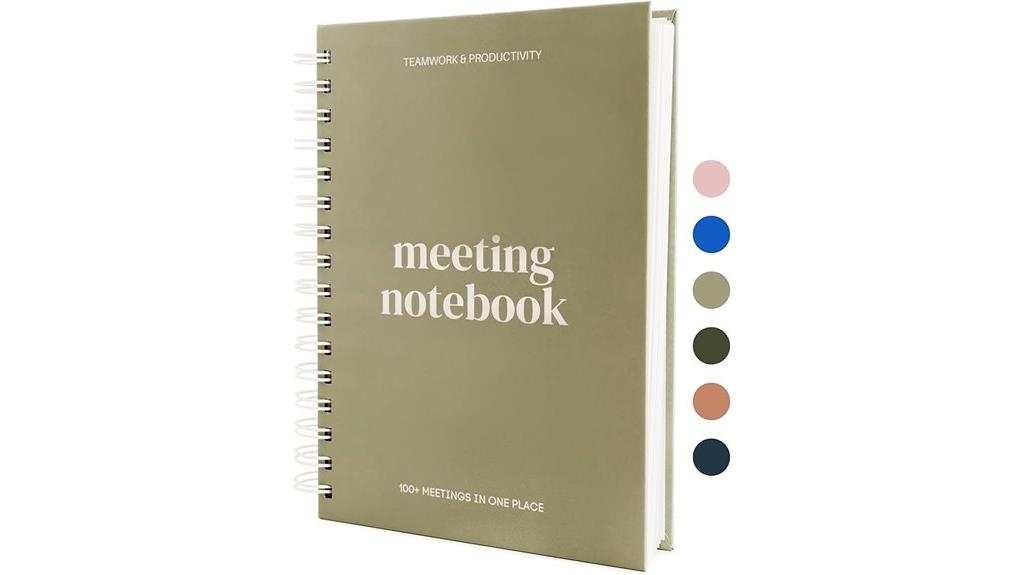 work organization notebook