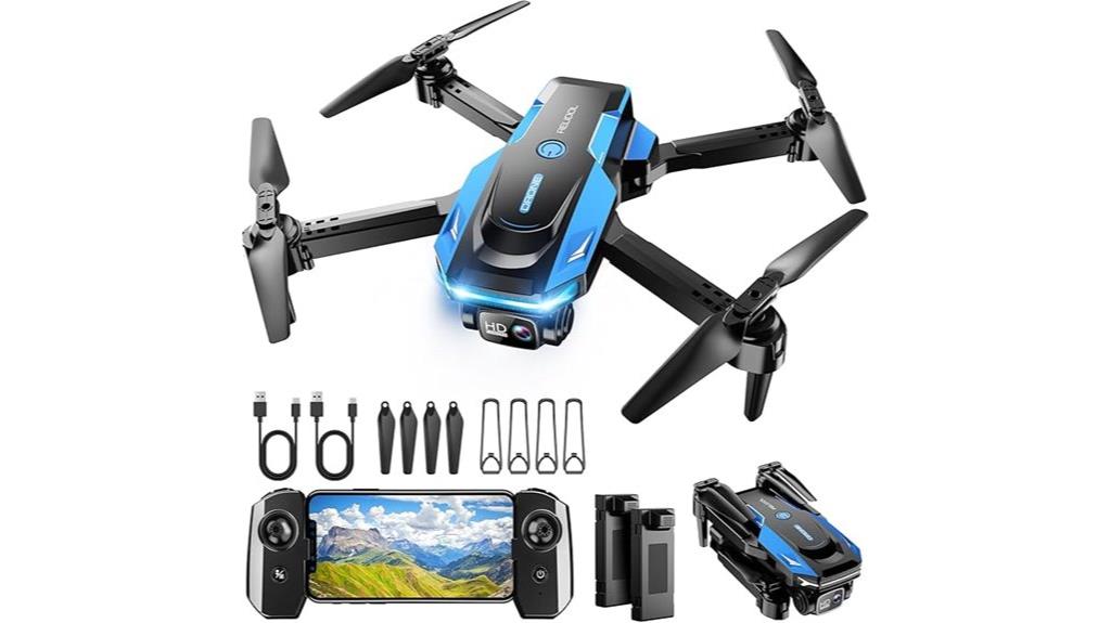 1080p foldable quadcopter drone