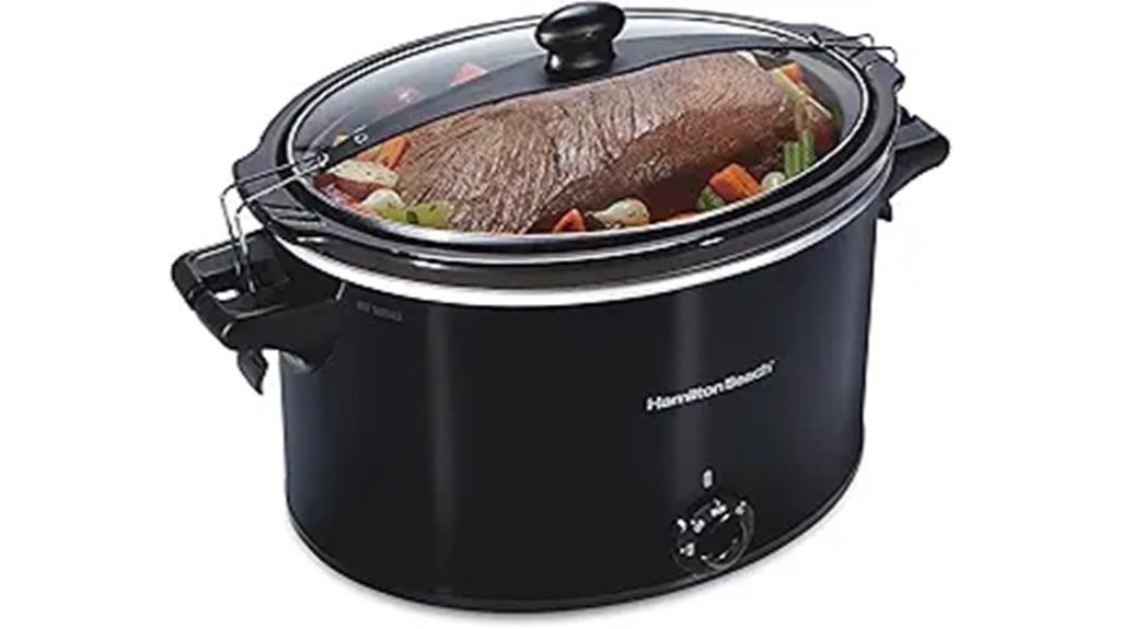 10 quart lid lock slow cooker