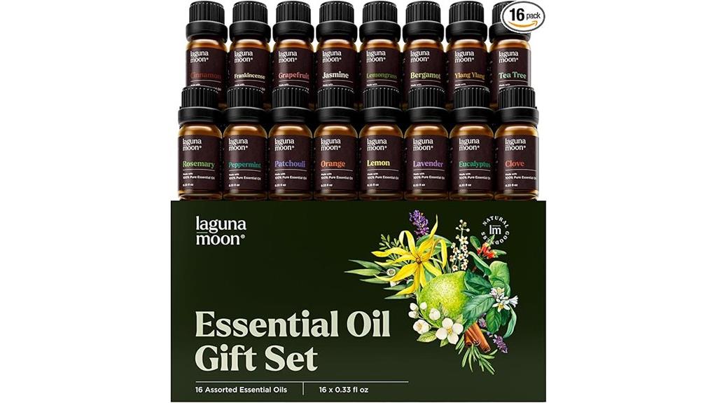 16 premium aromatherapy oils