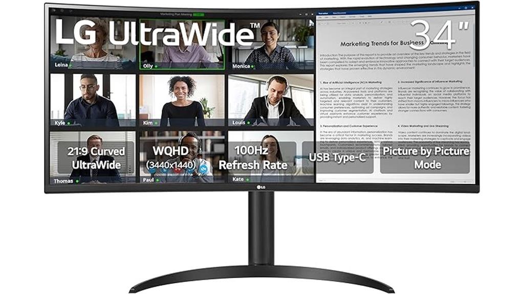 34 inch curved ultra wide