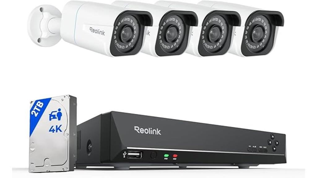 4k cameras 8 channel nvr