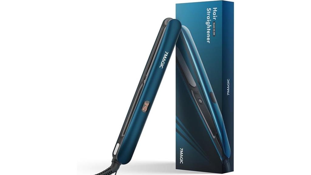 7 inch titanium ceramic straightener