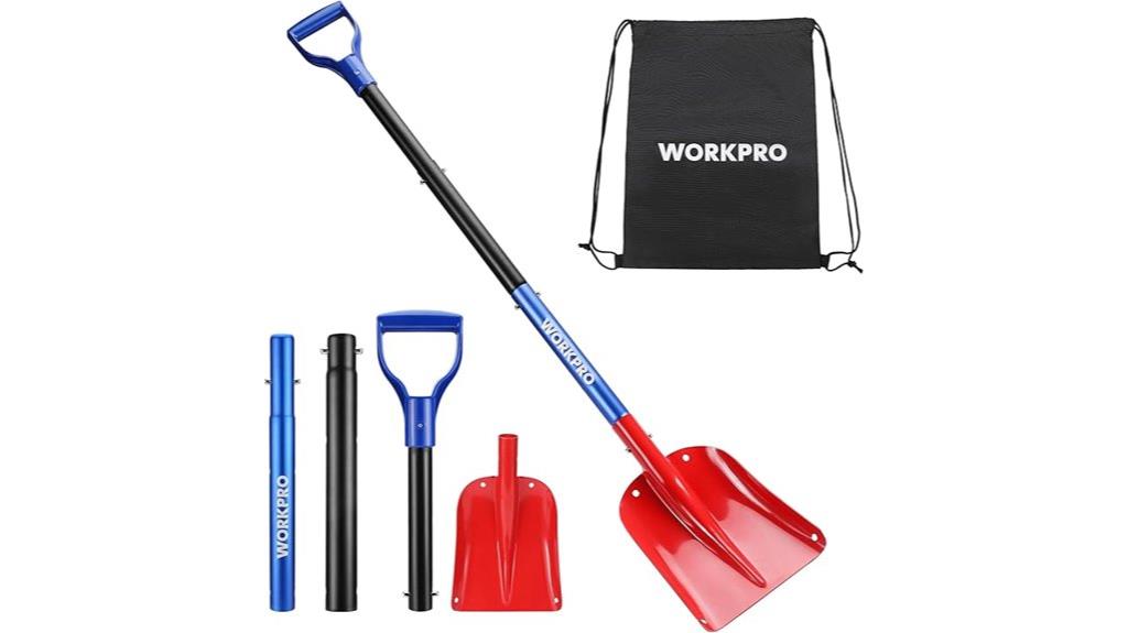 adjustable 47 inch snow shovel