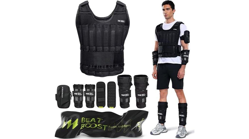 adjustable men s weighted vest