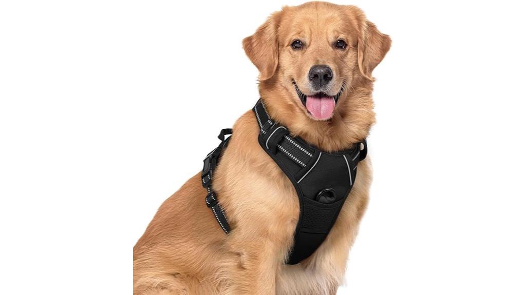 adjustable reflective padded harness