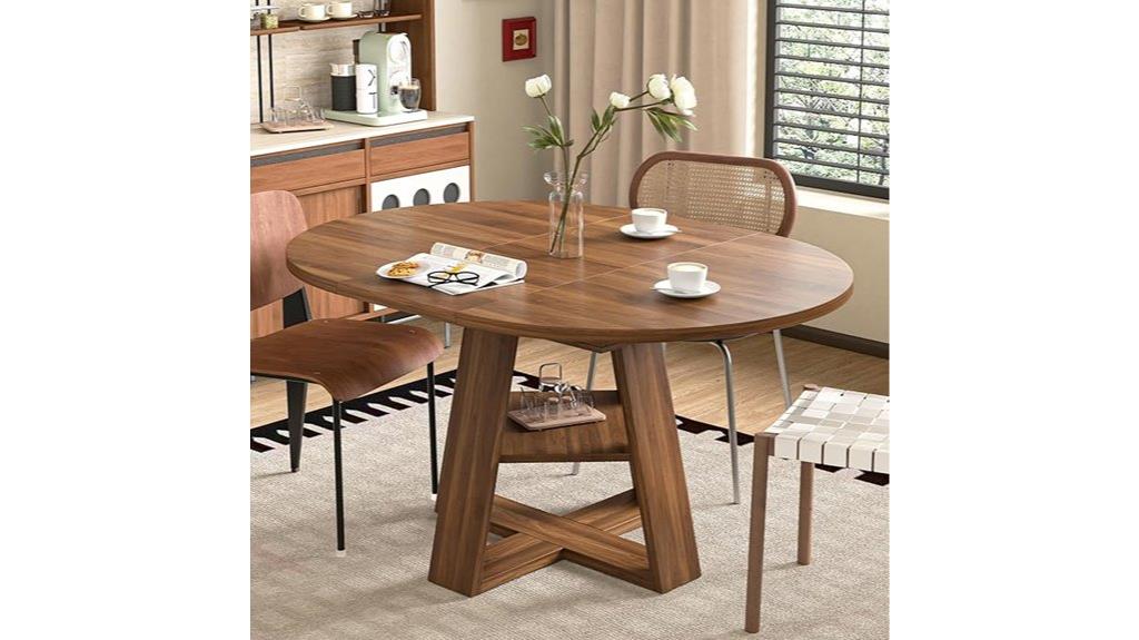 adjustable space saving dining table