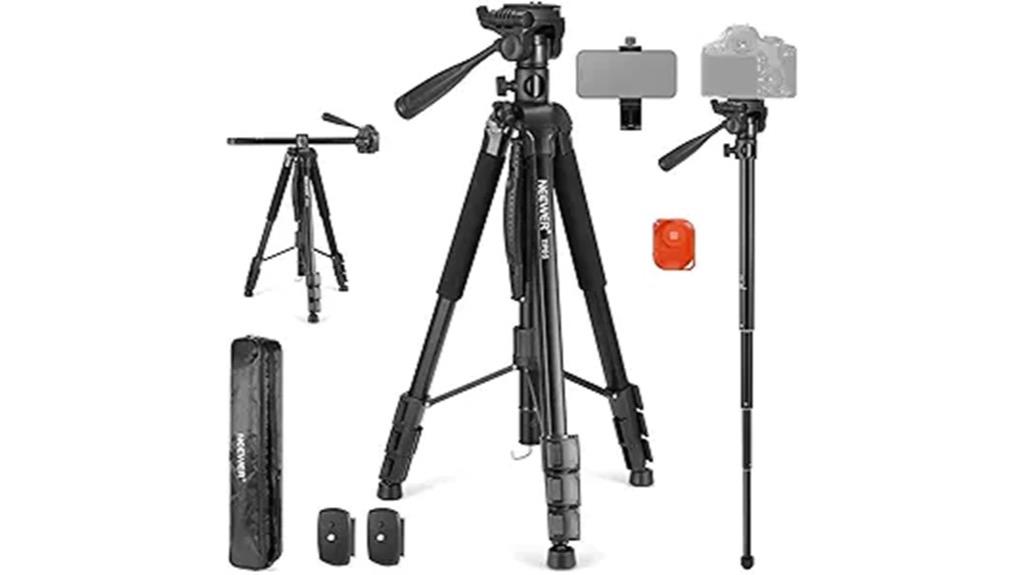 adjustable video tripod monopod