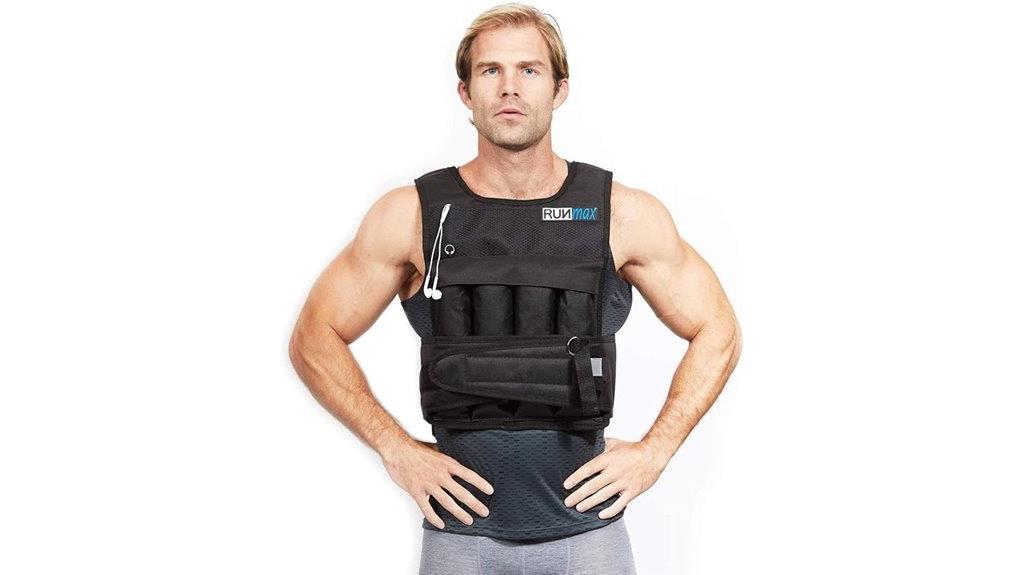 adjustable weighted shoulder vest