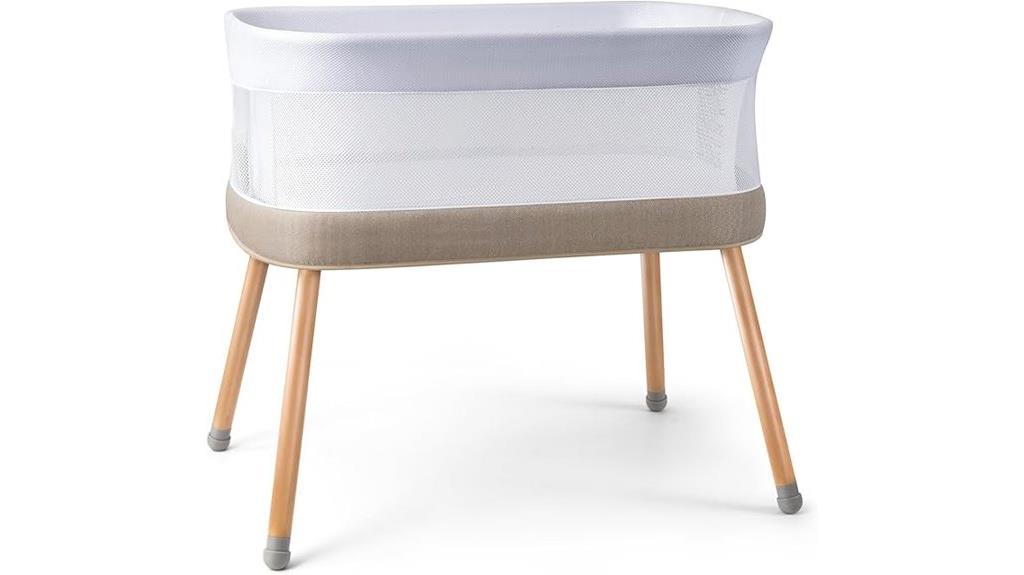 adjustable white noise bassinet