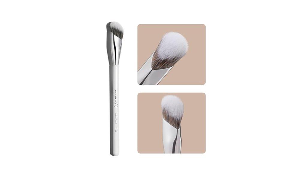 angled concealer face brush