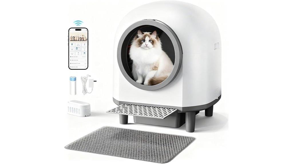 automated odor controlled litter box