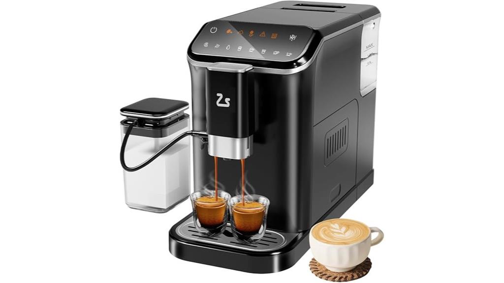 automatic espresso machine with frother