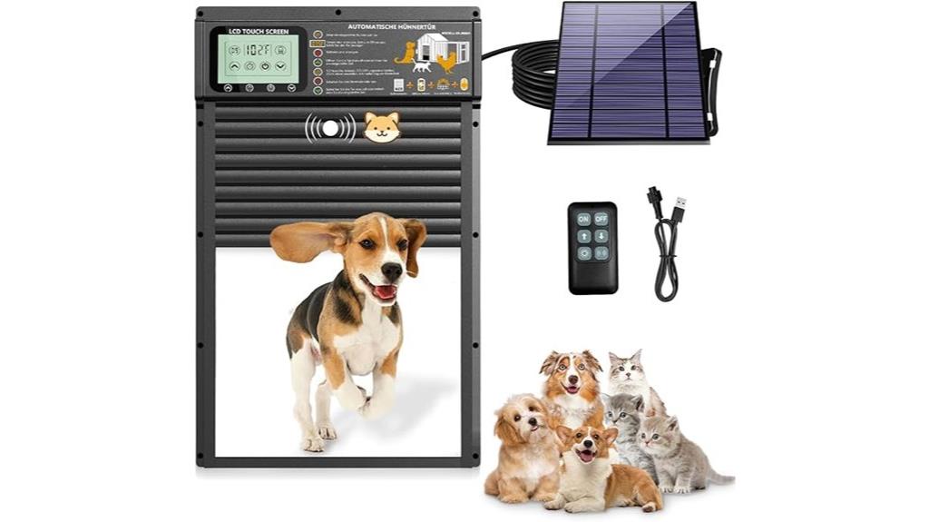 automatic small pet door