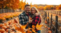 autumn themed couple photo ideas