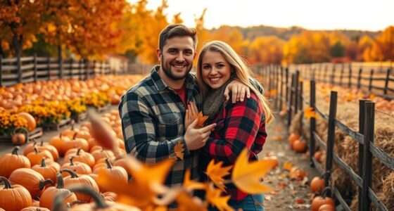 autumn themed couple photo ideas