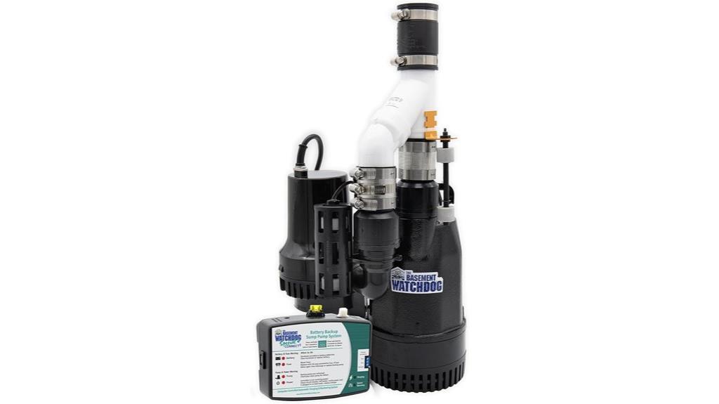 basement sump pump system
