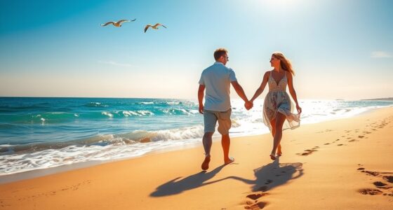 beachside couple photo captions