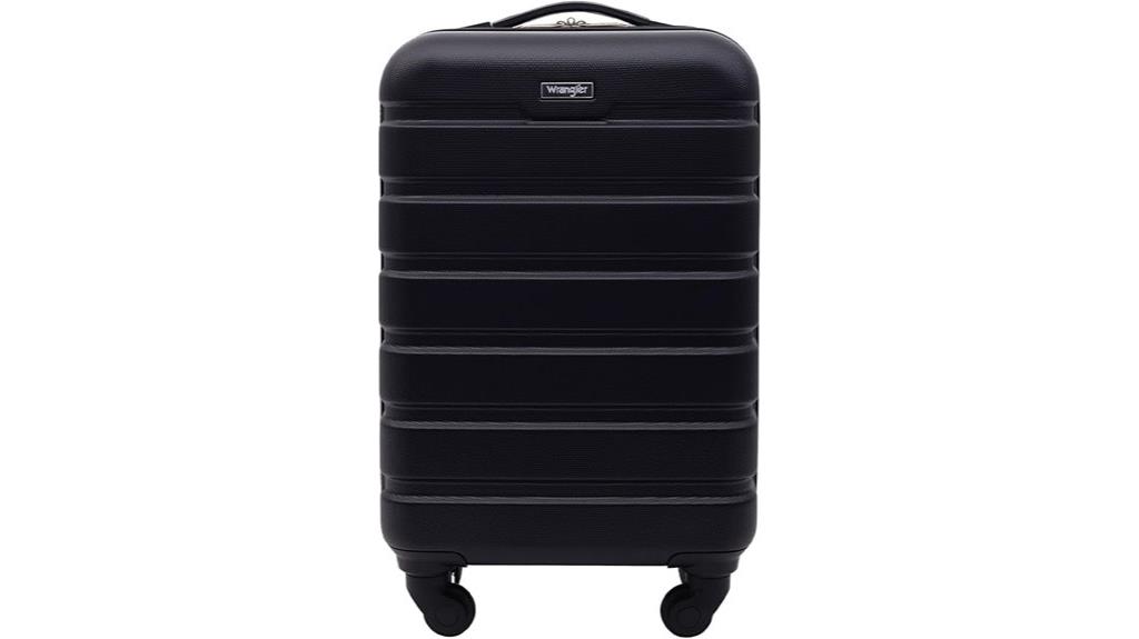 black 20 spinner luggage
