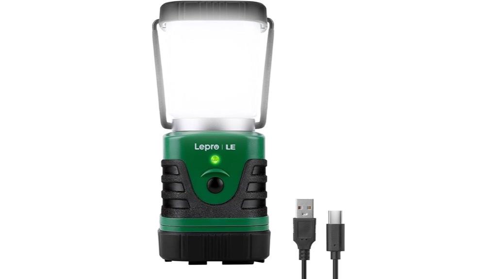 bright portable camping lantern
