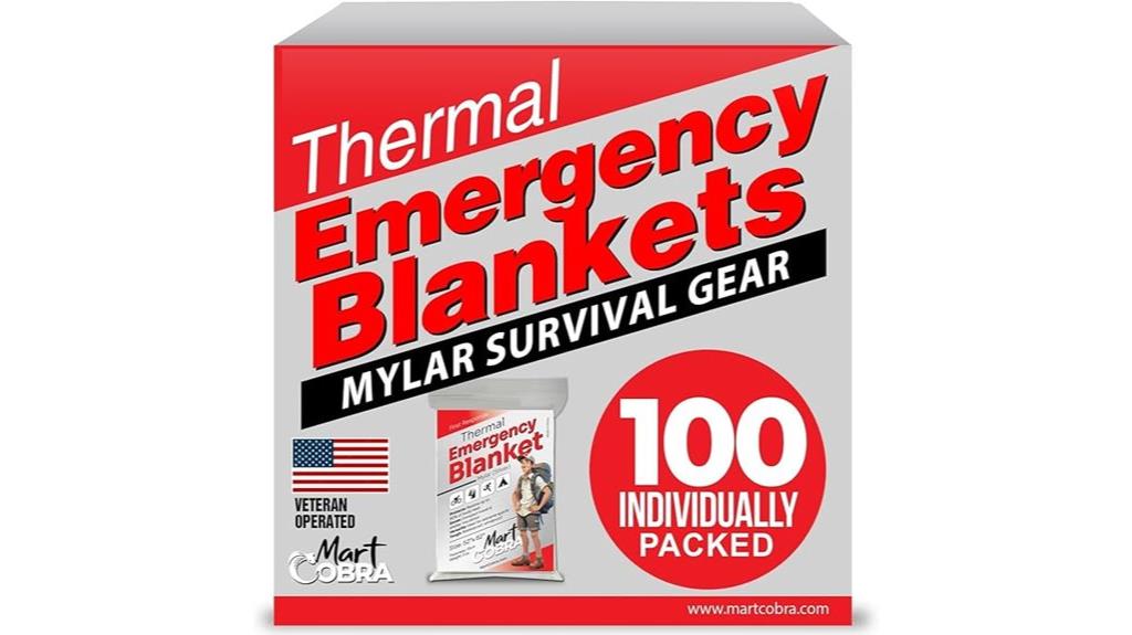 bulk reflective emergency blankets