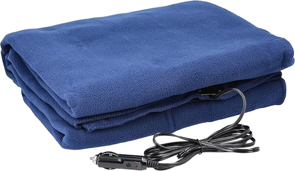 car and vehicle heated blanket