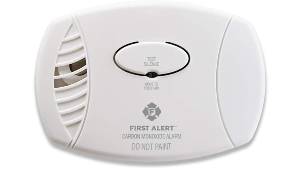 carbon monoxide detector with backup