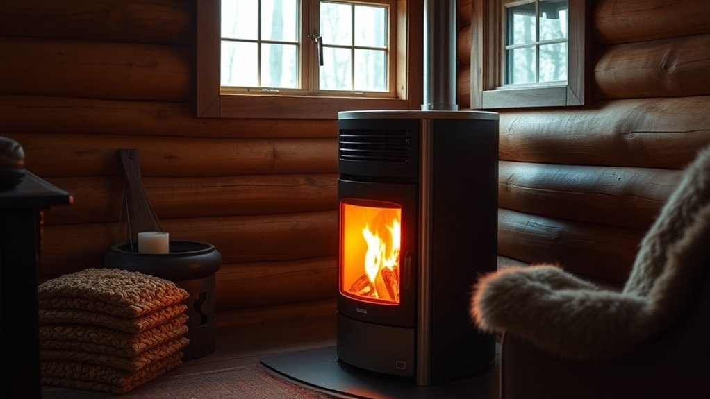 choosing suitable off grid pellet stove