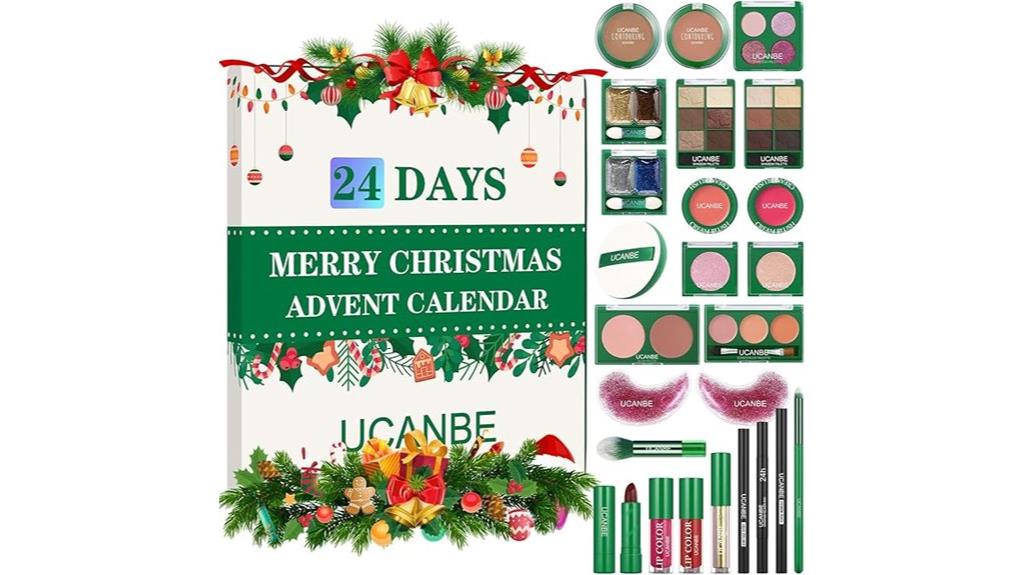 christmas makeup countdown