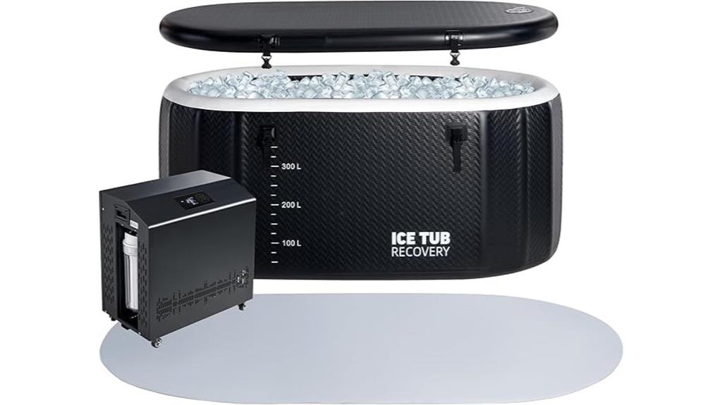 cold plunge tub with app