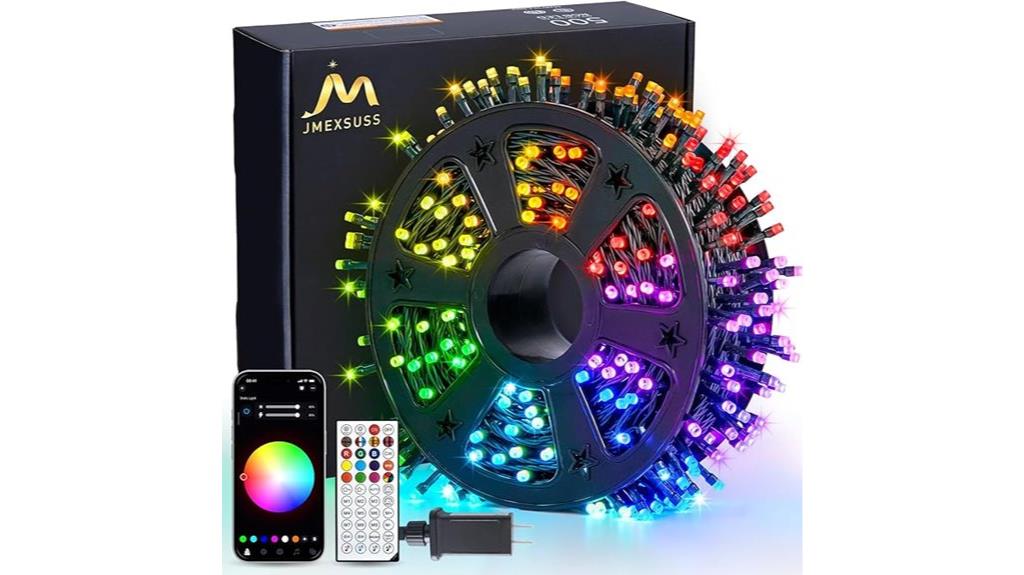 colorful christmas led lights