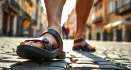 comfortable walking sandal options