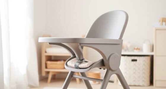 compact fold flat high chairs