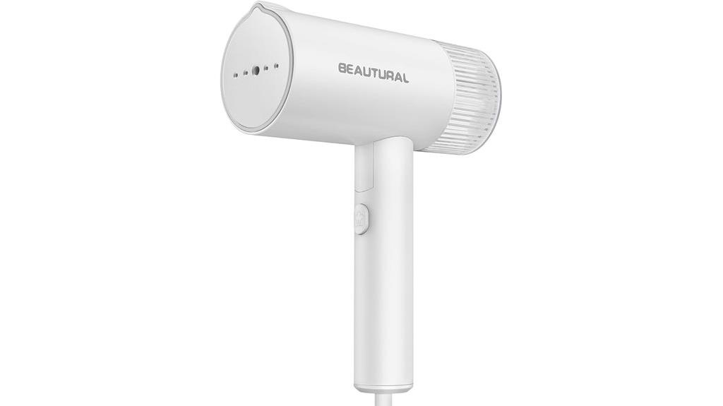 compact travel clothing steamer