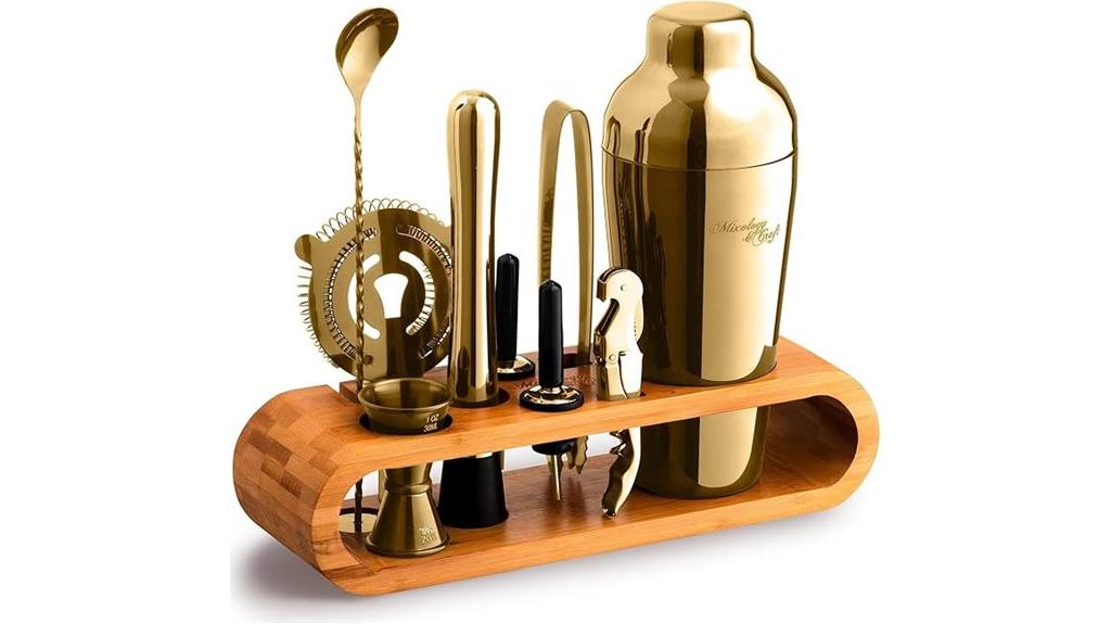 complete bartender shaker set
