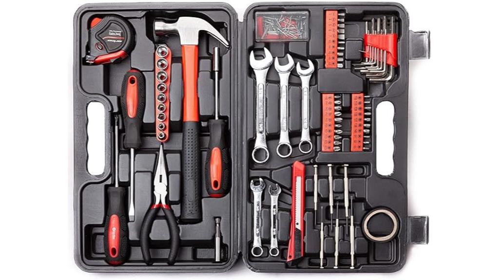comprehensive 148 piece tool set