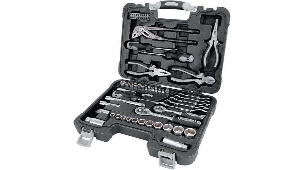 comprehensive 65 piece hand tools