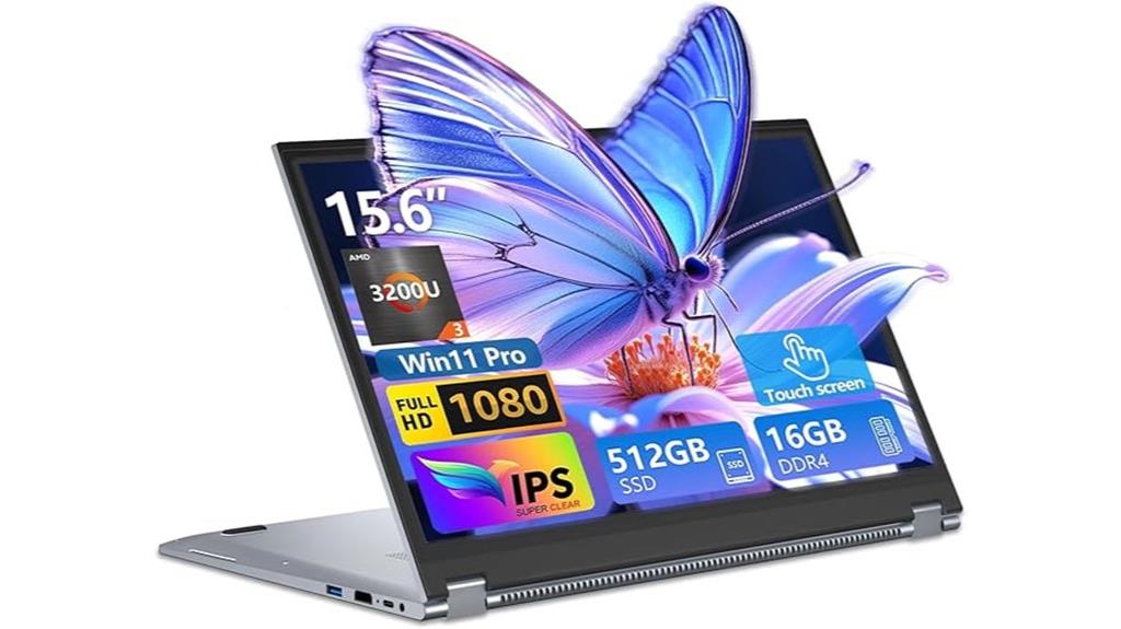 convertible 15 6 inch laptop