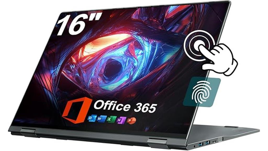 convertible 16 inch touchscreen